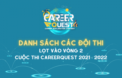 Công bố danh sách các đội thi vào vòng 2 cuộc thi CareerQUEST 2021 - 2022