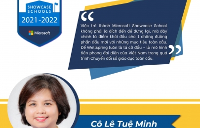 Cảm xúc của thầy cô tại  game đánh bài tiến lên 
 khi trường đón nhận công bố danh hiệu Microsoft Showcase School