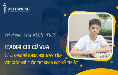 Leader CLB Cờ Vua kể về đam mê Khoa học máy tính với giải Nhì cuộc thi Khoa học kỹ thuật